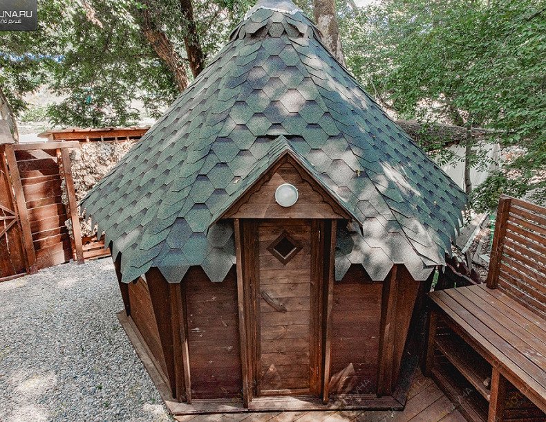 Русские бани Эко парк Вотчина, в Сочи, с. Волковка, ул. Космическая, 110В | Русская баня с купелью и гриль-домиком. Фото: 8 | 1001sauna.com