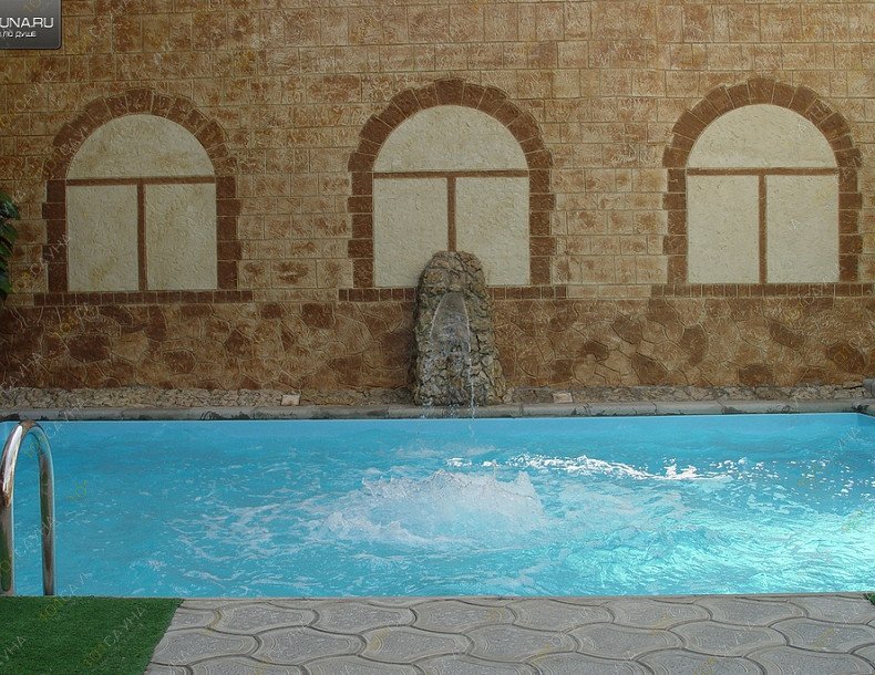 Сауны в СПА отеле Максимус, в Анапе, Самбурова, 12 | бассейн во дворе | 1001sauna.com