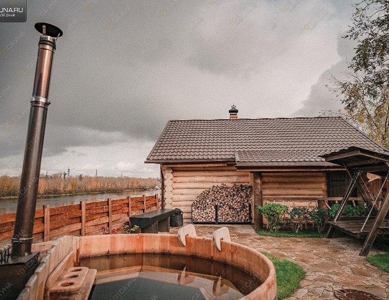 Парные на Енисее Кедровый Берег, в Красноярске, Парковая 20/1 | УБЕЖИЩЕ ГОРНОСТАЯ. Фото: 66 | 1001sauna.com