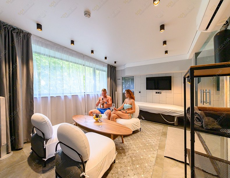 Сауна Идеал-Люкс, в Сочи, Курортный проспект, 92/5 (ЖК "Идеал Хаус") | Гостевая зона | 1001sauna.com