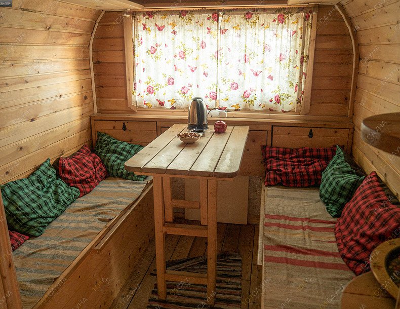 Банный комплекс Яблоневый сад, в Челябинске, Бродокалмакский тракт, Тракторосад 1, дорога 22, участок 76 | баня Вишня, комната отдыха | 1001sauna.com