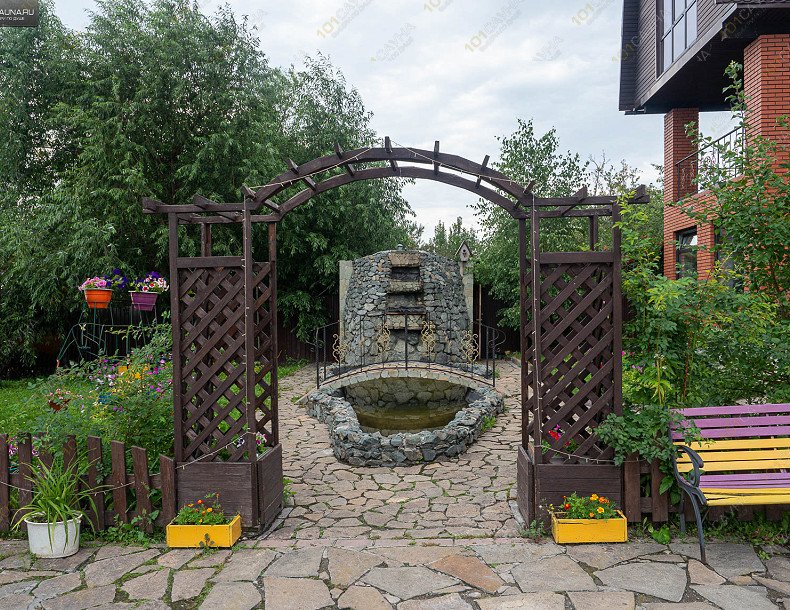 Банный комплекс Яблоневый сад, в Челябинске, Бродокалмакский тракт, Тракторосад 1, дорога 22, участок 76 | двор коттедж | 1001sauna.com