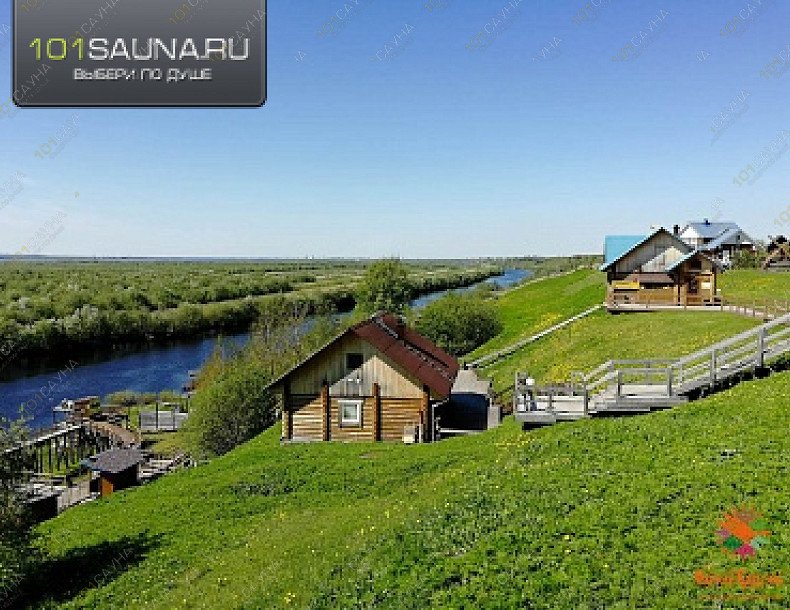 Туристический комплекс Малые Карелы, в Архангельске, Архангельская область, Приморский район, д. Малые Карелы | Банный комплекс на берегу реки | 1001sauna.com