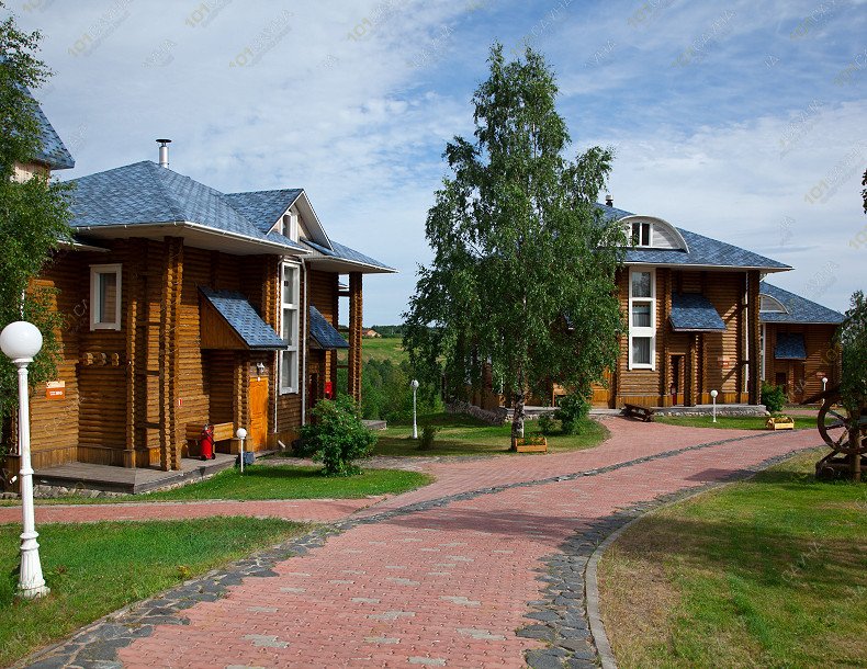 Туристический комплекс Малые Карелы, в Архангельске, Архангельская область, Приморский район, д. Малые Карелы | территория комплекса | 1001sauna.com