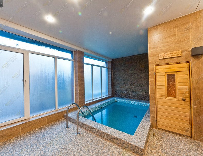 Сауны в отеле К-Визит, в Санкт-Петербурге, Чистяковская, 2 | Интерьер сауны «Финская» в отеле К-Визит | 1001sauna.com