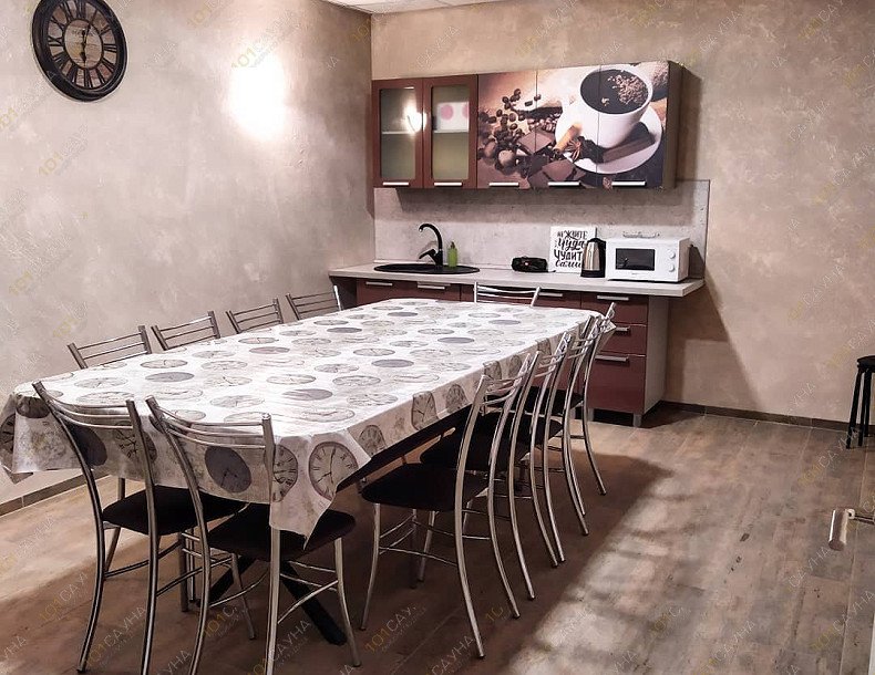 Сауна в коттедже Дом Lion, в Саратове, Саратовская, 59 | Кухня | 1001sauna.com