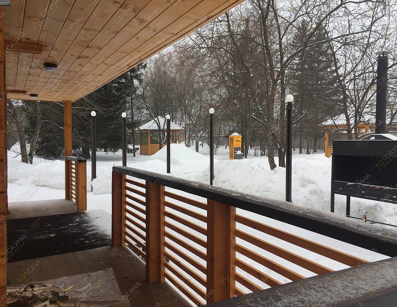 Русская баня на дровах Ёлки, в Барнауле, улица Власихинская, 146 Б | Территория | 1001sauna.com