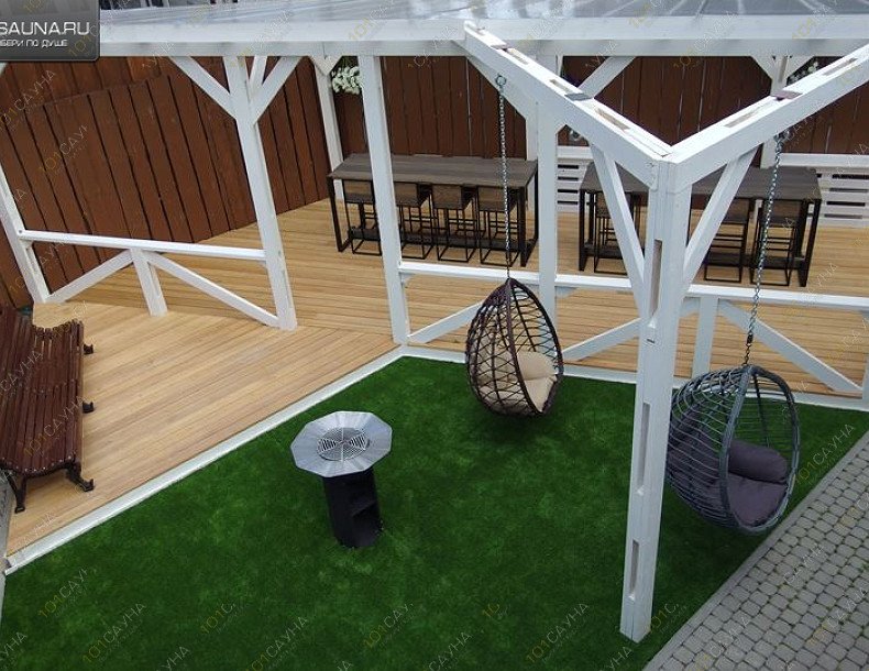 Русские бани и сауна Шуваловское подворье, в Санкт-Петербурге, Большая озёрная, 29/2 | Беседка 1 у Большого коттеджа. Фото: 60 | 1001sauna.com