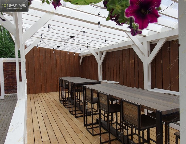 Русские бани и сауна Шуваловское подворье, в Санкт-Петербурге, Большая озёрная, 29/2 | Беседка 2 у Большого коттеджа. Фото: 74 | 1001sauna.com