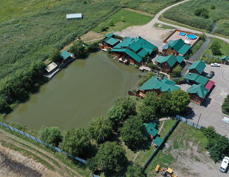 Банный комплекс Поливное озеро, в Пятигорске, улица Поливная, 7 | Вид сверху | 1001sauna.com