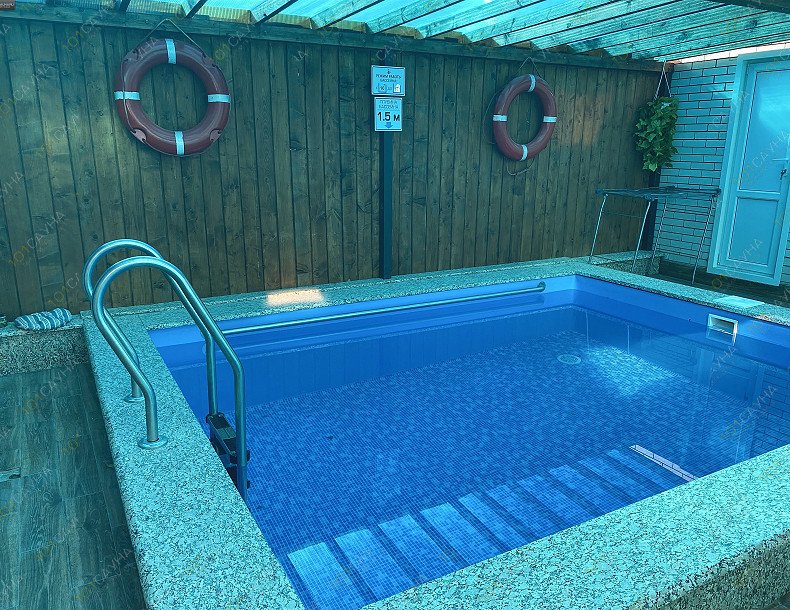 Русская баня Фрегат в Мысхако, в Новороссийске, Встречная, 21а | Подогреваемый бассейн 3*4 | 1001sauna.com