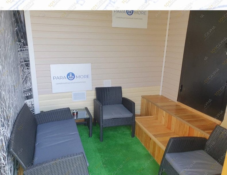 Баня на дровах PARAMORE, в Красной Поляне, Высокогорная (ст Аэрофлот), 3 | терраса отдыха баня "PARAMORE" | 1001sauna.com