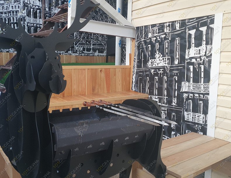 Баня на дровах PARAMORE, в Красной Поляне, Высокогорная (ст Аэрофлот), 3 | мангал баня "PARAMORE" | 1001sauna.com