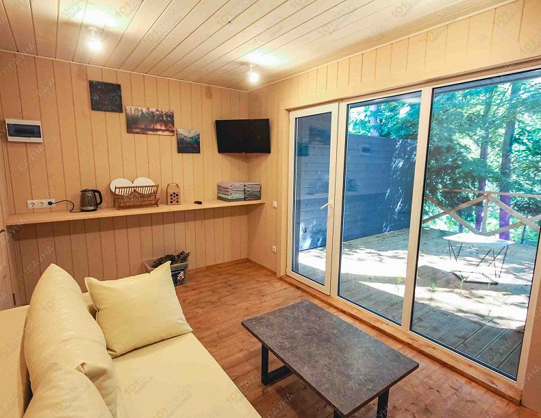 Почасовая баня ЁLKI, в Санкт-Петербурге, Россия, Ленинградская область, Ломоносовский район, Оржицкое сельское поселение, урочище Порожки 1 | Гостинная | 1001sauna.com