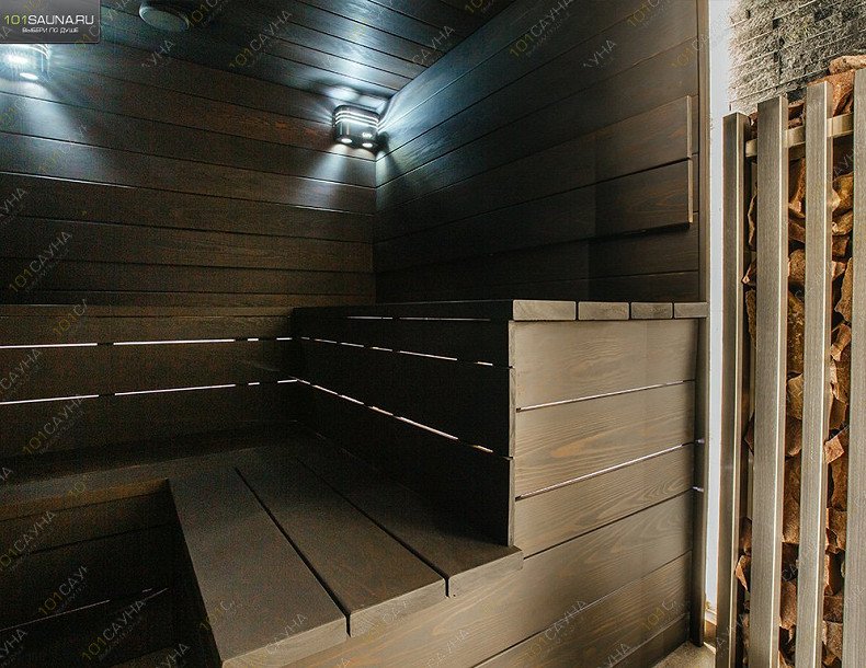 Сауна в отеле Столица, в Краснодаре, улица Василия Мачуги, 62 | Люкс с финской парной и угловым бассейном | 1001sauna.com