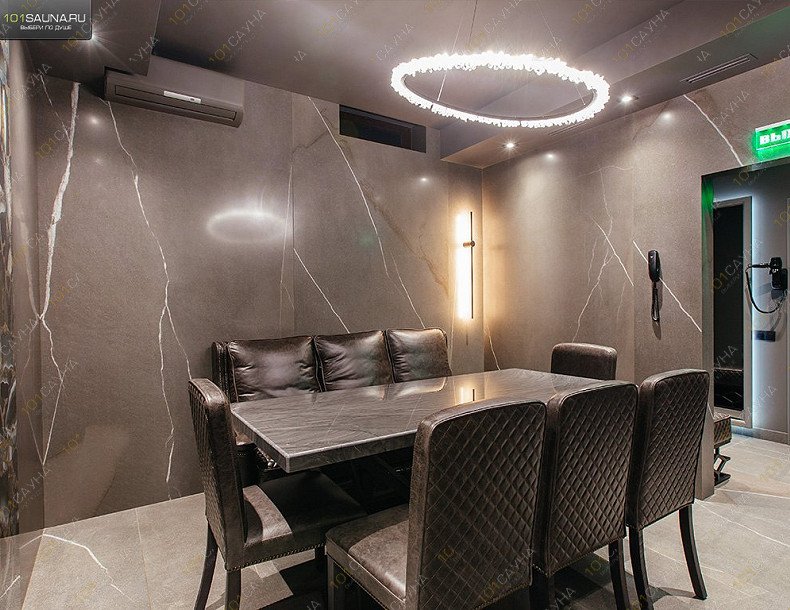 Сауна в отеле Столица, в Краснодаре, улица Василия Мачуги, 62 | Люкс с финской парной и угловым бассейном | 1001sauna.com