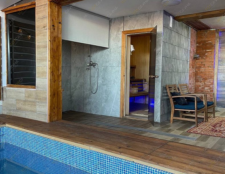 Сауна в мини-отеле Шато Бужор, в Севастополе, ТСН СНТ Надежда, 75 | Сауна с бассейном | 1001sauna.com