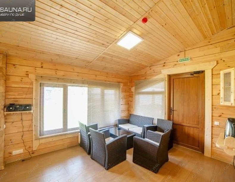 Баня на базе отдыха Вохотка, в Санкт-Петербурге, 68-й км Приозерского шоссе, деревня Ольховка | Комната отдыха  | 1001sauna.com