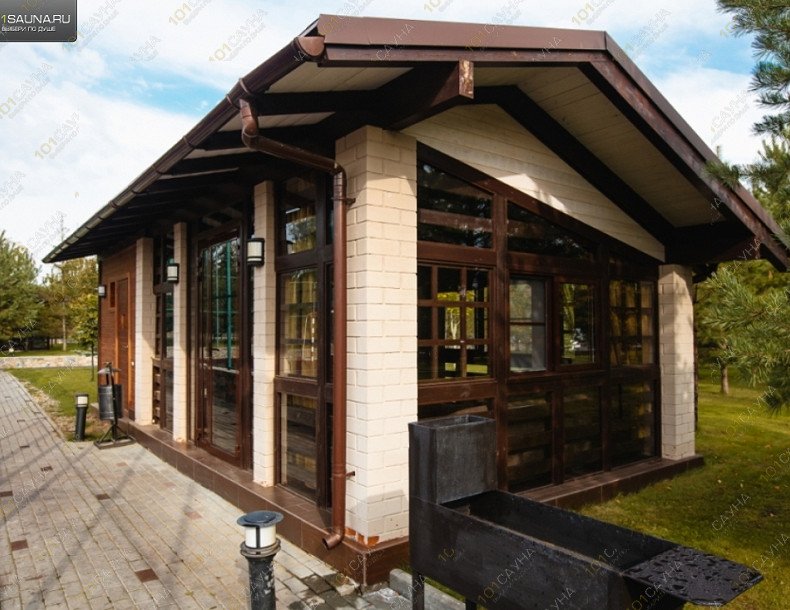 Бани в отеле Резиденция 888, в Челябинске, СНТ Урал, 21 квартал (озеро "Малый Кременкуль") | Беседка с баней 1 у теннисного корта. Фото: 31 | 1001sauna.com