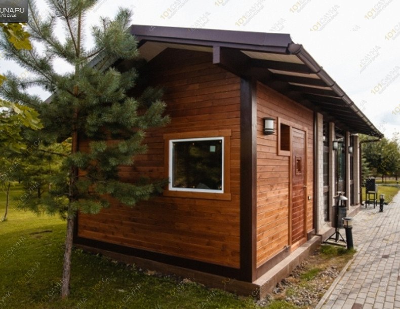 Бани в отеле Резиденция 888, в Челябинске, СНТ Урал, 21 квартал (озеро "Малый Кременкуль") | Беседка с баней 1 у теннисного корта. Фото: 32 | 1001sauna.com