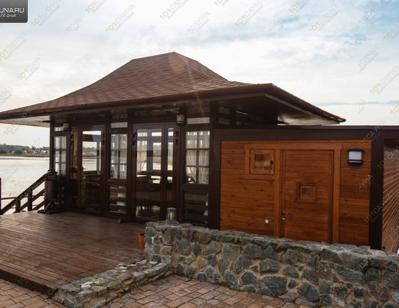 Бани в отеле Резиденция 888, в Челябинске, СНТ Урал, 21 квартал (озеро "Малый Кременкуль") | Беседка с баней 2 у Маяка. Фото: 36 | 1001sauna.com