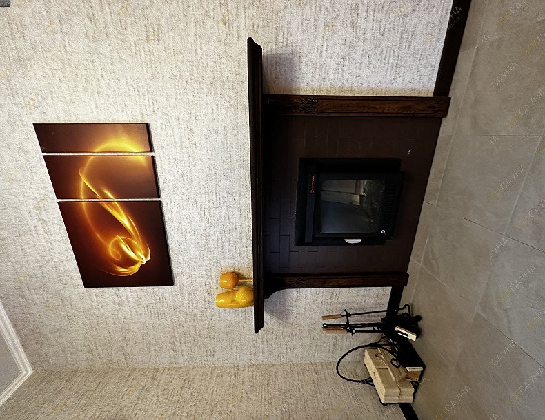 Баня на вилле Гала Визит, в Анапе, село Витязево, улица Заводская, 26 | Камин | 1001sauna.com