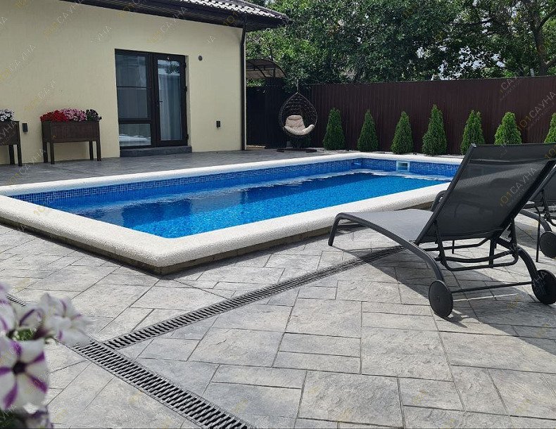 Баня на вилле Гала Визит, в Анапе, село Витязево, улица Заводская, 26 | Бассейн с подогревом | 1001sauna.com