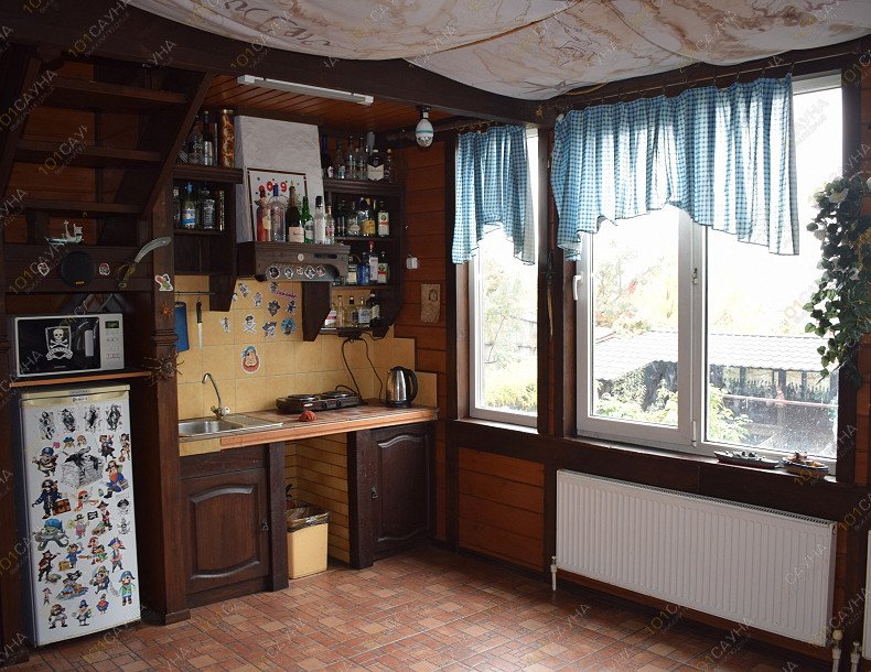 Сауна в коттедже Веселый Роджер, в Пензе, 3-й Вологодский проезд, 8 | кухня | 1001sauna.com