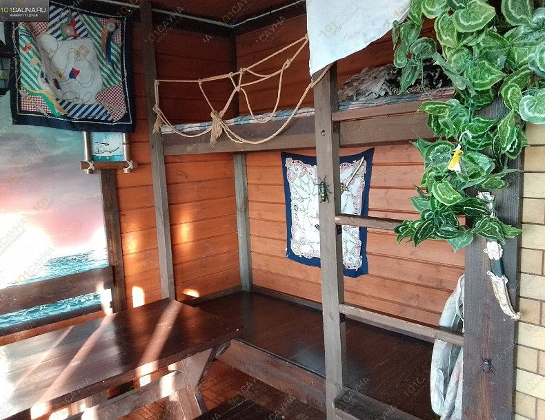 Сауна в коттедже Веселый Роджер, в Пензе, 3-й Вологодский проезд, 8 | 1-й этаж 2-х ярусная кровать | 1001sauna.com