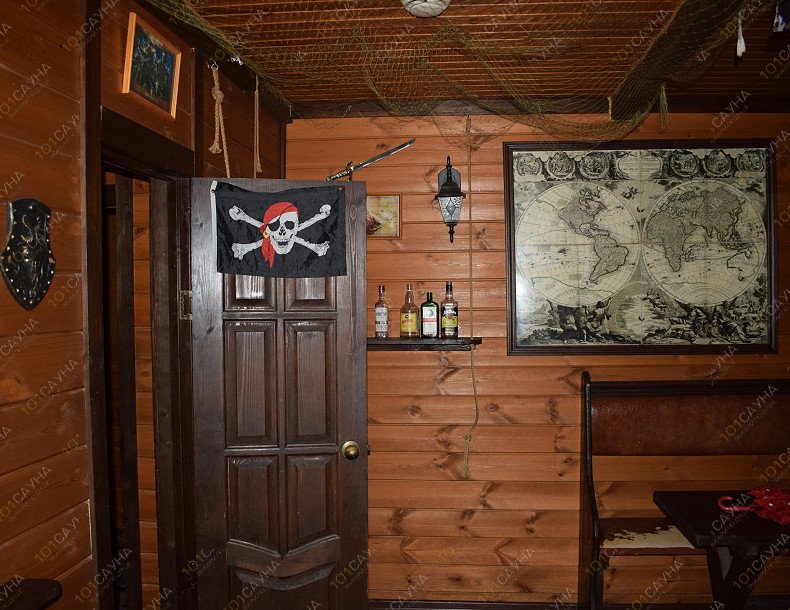 Сауна в коттедже Веселый Роджер, в Пензе, 3-й Вологодский проезд, 8 | малый зал | 1001sauna.com