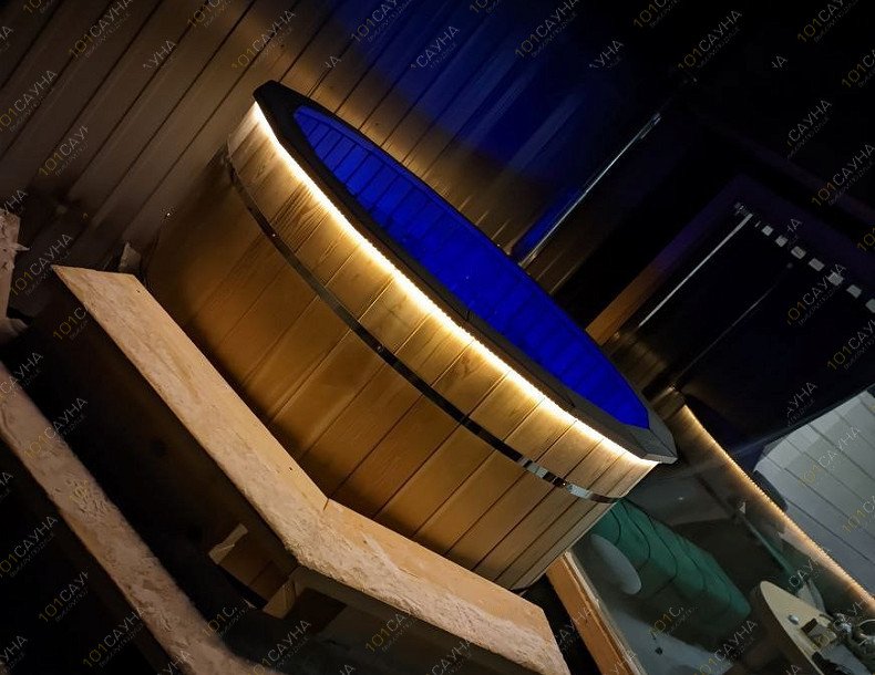 Баня на дровах Развилка Банная, в Нижнем Новгороде, Возрождения, 2 | Уличный банный чан на дровах с подсветкой и гидромассажем | 1001sauna.com