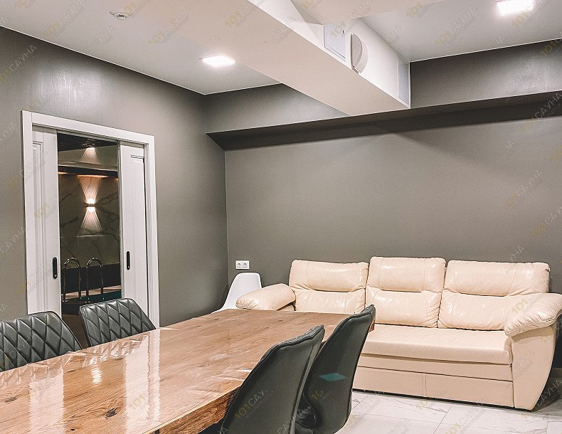 Сауна в отеле Никола, в Иркутске, посёлок Никола, ул. Ангарская 15 | Комната отдыха | 1001sauna.com