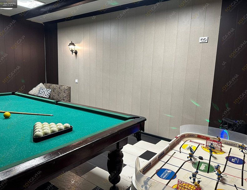 Баня Лофт-сауна ЧилХауз, в Санкт-Петербурге, Моховая, 14 | Бильярдная комната — русский бильярд включён в аренду | 1001sauna.com