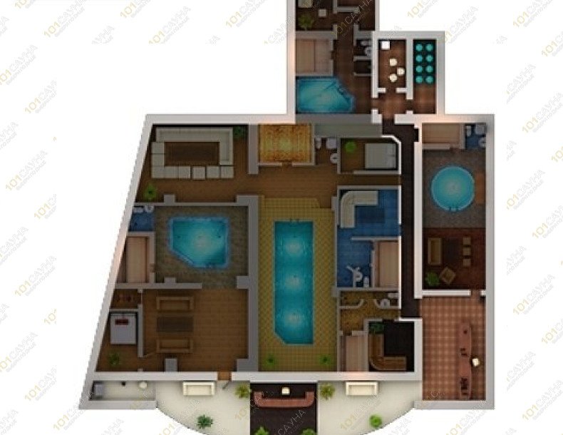 Оздоровительный комплекс Академия, в Волгограде, Борьбы, 19 | Сауна "Оазис". Волгоград. Каталог: Бани и сауны Волгограда. Фото 24 | 1001sauna.com
