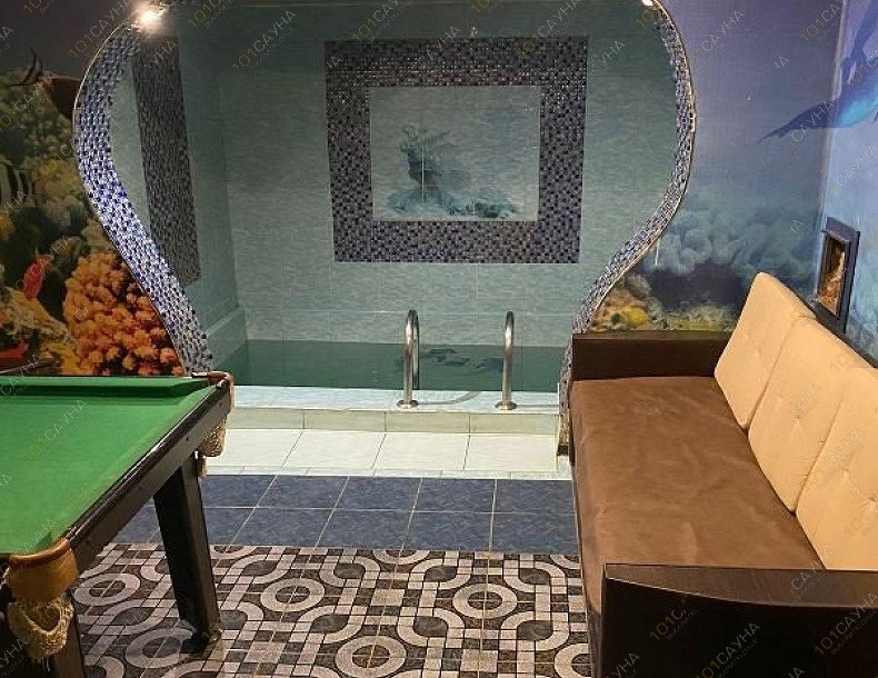 Русская баня На Петербургском шоссе 119, в Твери, Петербургское шоссе, 119 | Большой зал с бильярдом и бассейном. Фото 15 | 1001sauna.com