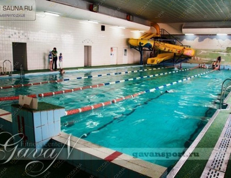 Спортивный комплекс Гавань, в Владивостоке, Крыгина, 3 | Гавань, спортивный комплекс. Владивосток. Крыгина, 3 Каталог: бани и сауны Владивостока. Фото: большой бассейн, горка | 1001sauna.com