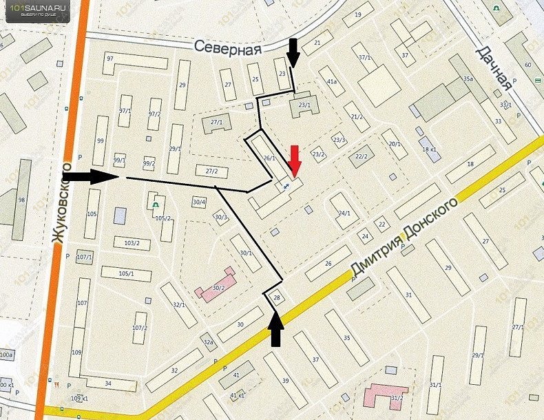 Оздоровительный комплекс Александрия, в Новосибирске, Дмитрия Донского, 26/1 | 26. Карта 2 гис | 1001sauna.com