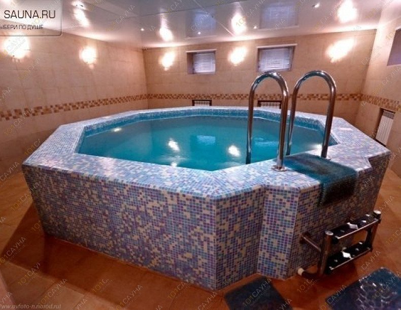 Коттедж Золотая подкова, в Новосибирске, Немировича-Данченко, 11 | Коттедж Золотая подкова. Новосибирск. ул. Немировича-Данченко, 11. Телефон: +7 (383) 286-62-54. Каталог: Бани и сауны Новосибирска. Фото: бассейн | 1001sauna.com