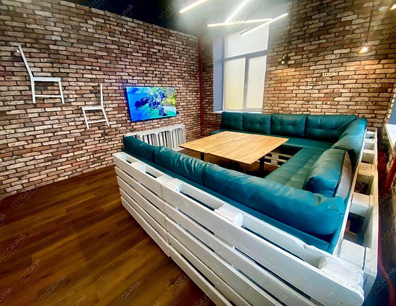 Центр здоровья и красоты Коптевские бани, в Москве, Большая Академическая, 13а | Номер "МУЖСКОЙ РАЗРЯД": Зона отдыха | 1001sauna.com