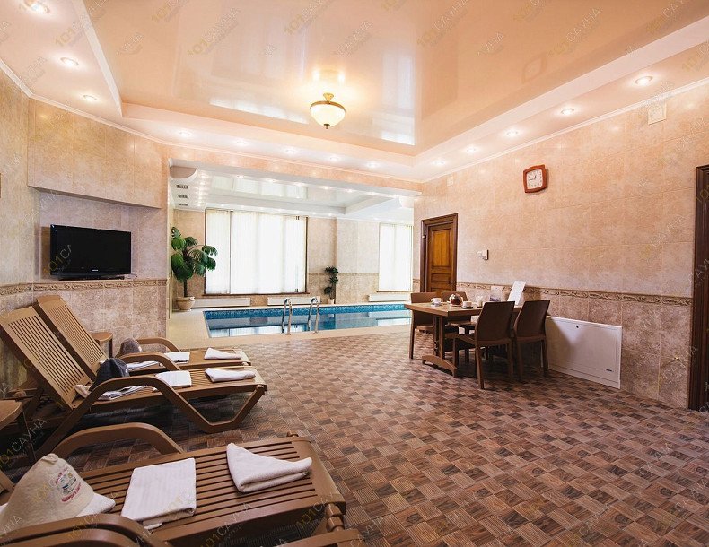 Банный комплекс отеля Адмирал, в Севастополе, Щербака, 22А | Зона отдыха в сауне отеля Адмирал в Севастополе | 1001sauna.com