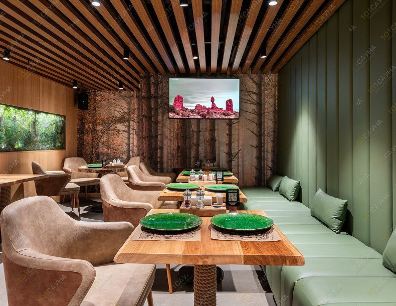 Мужской банный клуб ТайгаПар, в Москве, Пресненская набережная, 4 ст1 | Номер "Общее отделение": Общее отделение. Фото свободной посадки 1 | 1001sauna.com