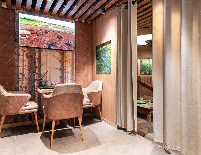 Мужской банный клуб ТайгаПар, в Москве, Пресненская набережная, 4 ст1 | Номер "Общее отделение": Общее отделение. Фото свободной посадки 4 | 1001sauna.com