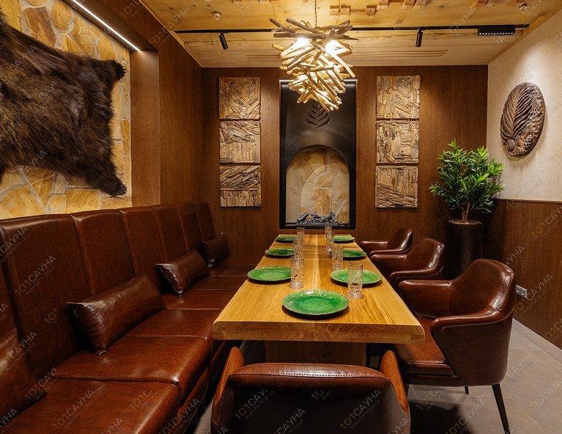 Мужской банный клуб ТайгаПар, в Москве, Пресненская набережная, 4 ст1 | Номер "VIP сьют Берлога": VIP сьют Берлога. Фото 2 | 1001sauna.com