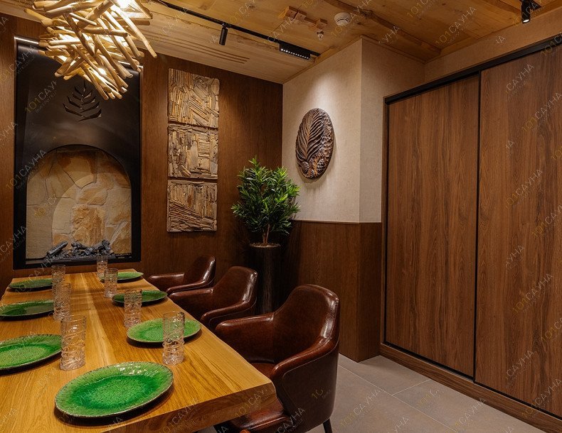 Мужской банный клуб ТайгаПар, в Москве, Пресненская набережная, 4 ст1 | Номер "VIP сьют Берлога": VIP сьют Берлога. Фото 3 | 1001sauna.com