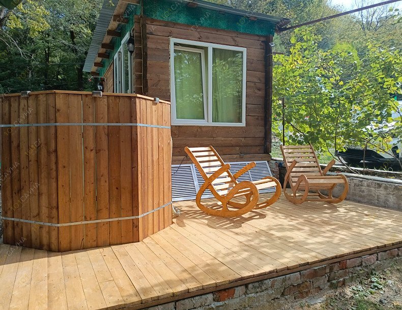 Баня База отдыха Юг-Турист, в Туапсе, Бухта Инал, Лазурная, 2а | Купель | 1001sauna.com