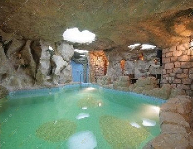 Сауна Карибы, в Екатеринбурге, Сибирский тракт, 21 | Сауна "Карибы". Екатеринбург. Каталог бани и сауны. Номер "Скала". Бассейн. | 1001sauna.com