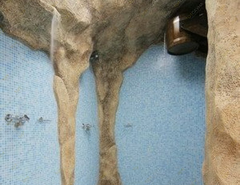 Сауна Карибы, в Екатеринбурге, Сибирский тракт, 21 | Сауна "Карибы". Екатеринбург. Каталог бани и сауны. Номер "Скала". Душевая. | 1001sauna.com