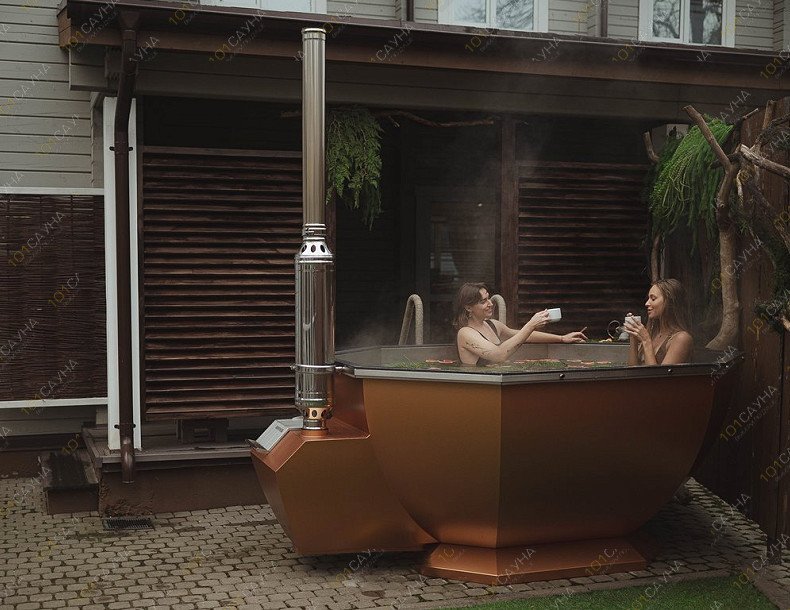 Русские бани и сауна Шуваловское подворье, в Санкт-Петербурге, Большая озёрная, 29/2 | Банный чан. Фото 3 | 1001sauna.com