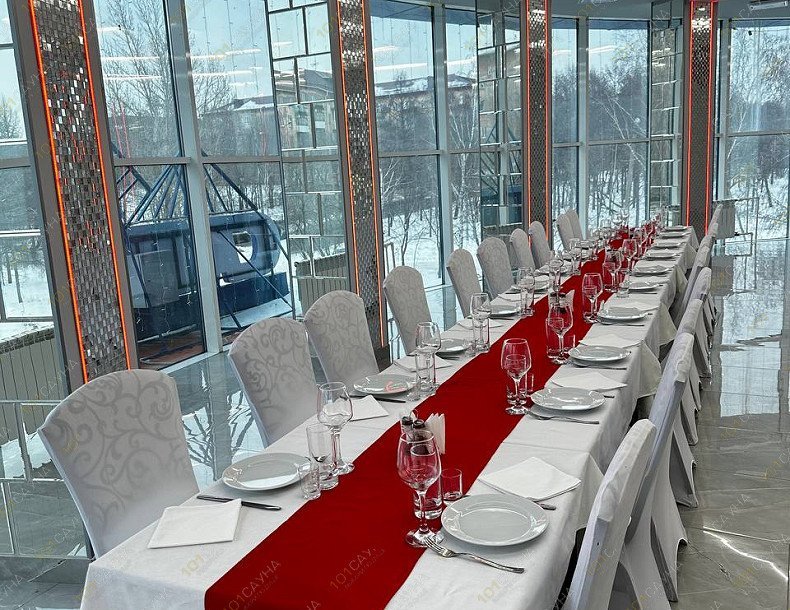 Сауна Сапфир, в Омске, Андрианова, 3 корп. 2 | Банкетный зал. Фото 4 | 1001sauna.com