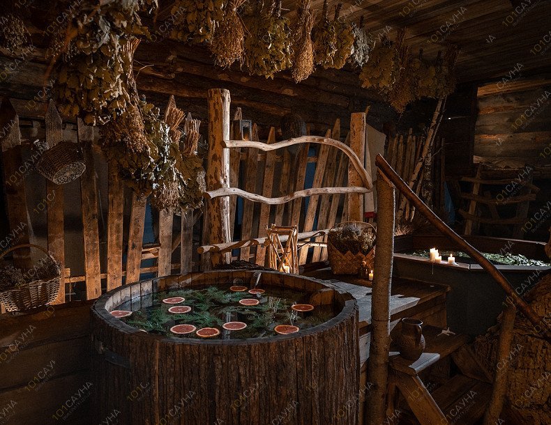 Банный SPA комплекс СИБЕРИЯ, в Москве, Образцова, 31 строение 3 | Номер "Изба курная": 6 | 1001sauna.com